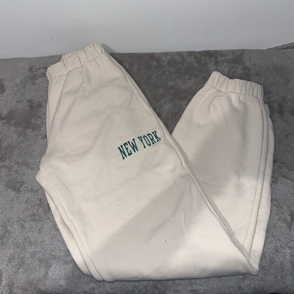 cream sweats